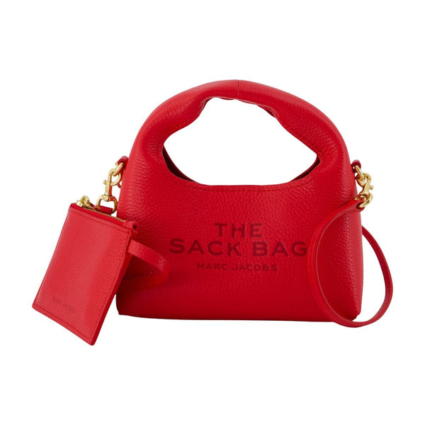 The Micro Sack Crossbody - Marc Jacobs Leather Red Cowhide Bags / Crossbodies