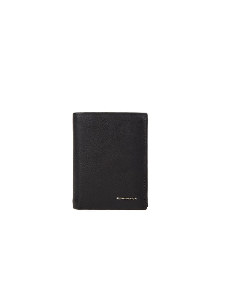 Momo Design 100% Genuine Leather wallet in black