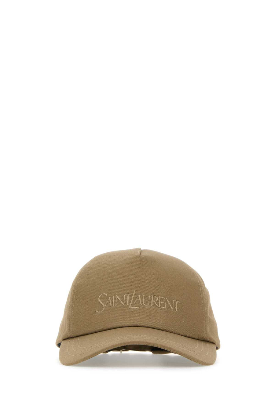Cappuccino Cotton Blend Baseball Cap Beige Exterior: Linen Cappelli E Fasce Per Capelli