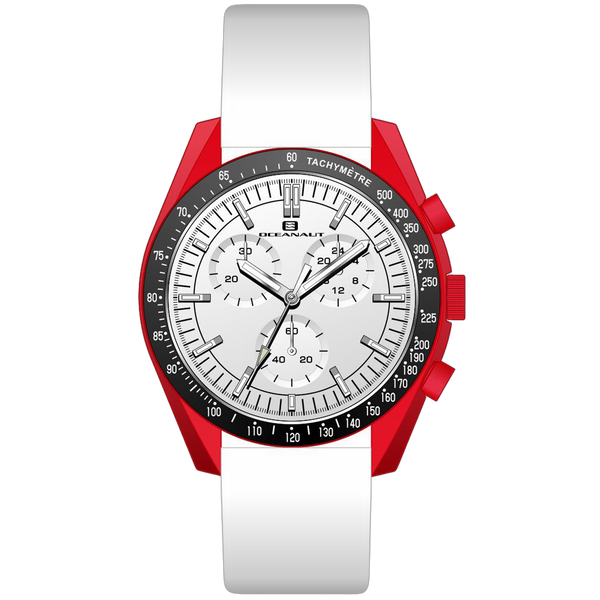 Oceanaut Plastic case watch in red