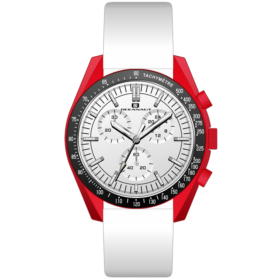 Oceanaut Plastic case watch in red