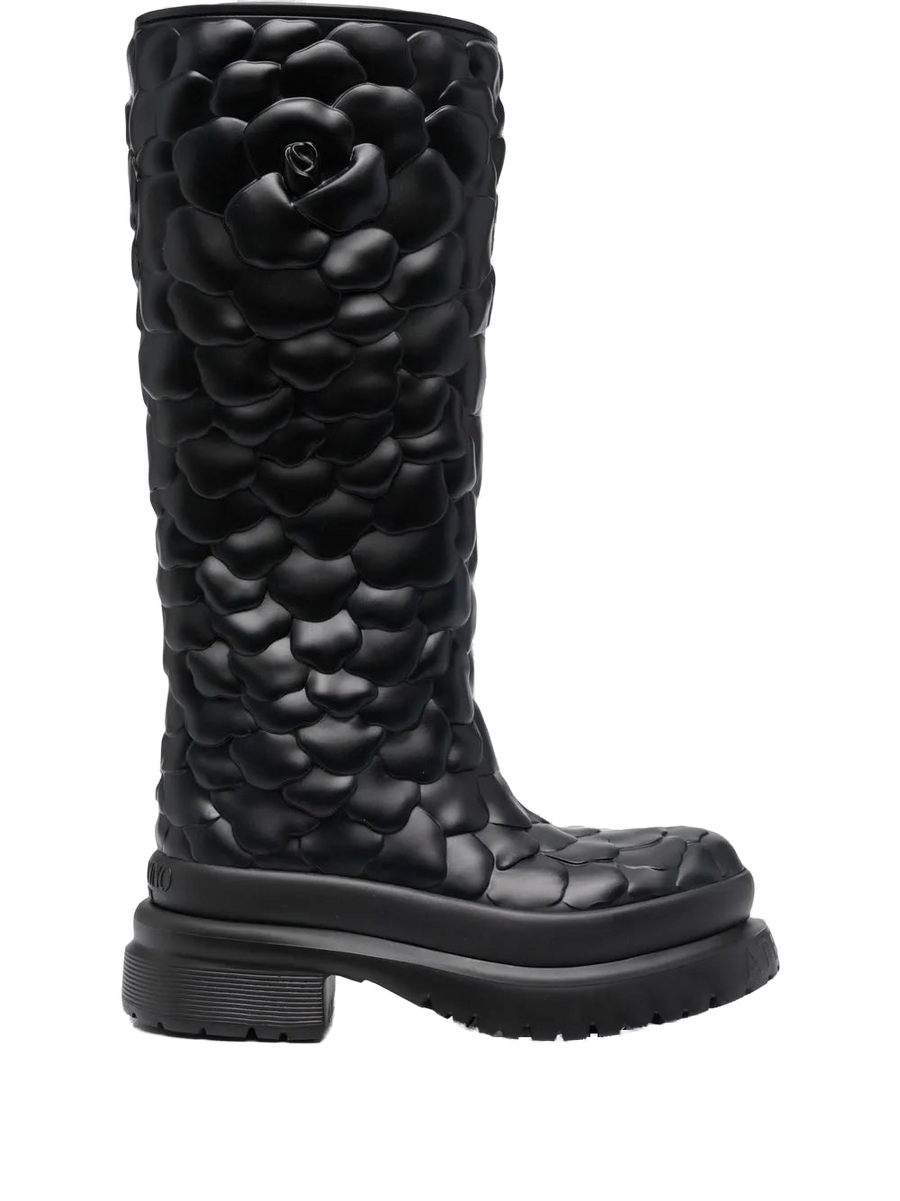 Valentino PVC boot in black
