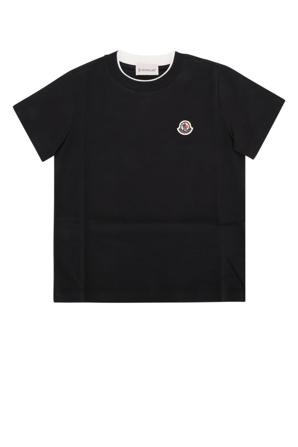 Ss T-Shirt Black Mixed Fibres