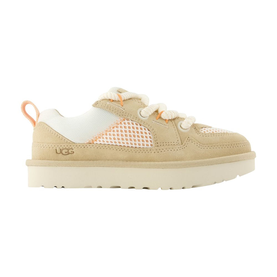 UGG calfskin sneaker in beige