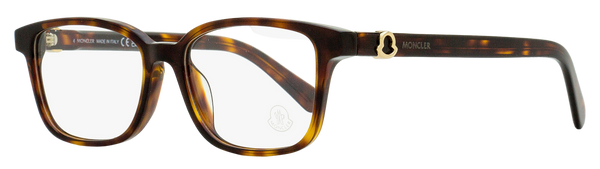 Moncler Rectangular Eyeglasses Ml5169d 052 Havana 52mm Plastic (acetate)