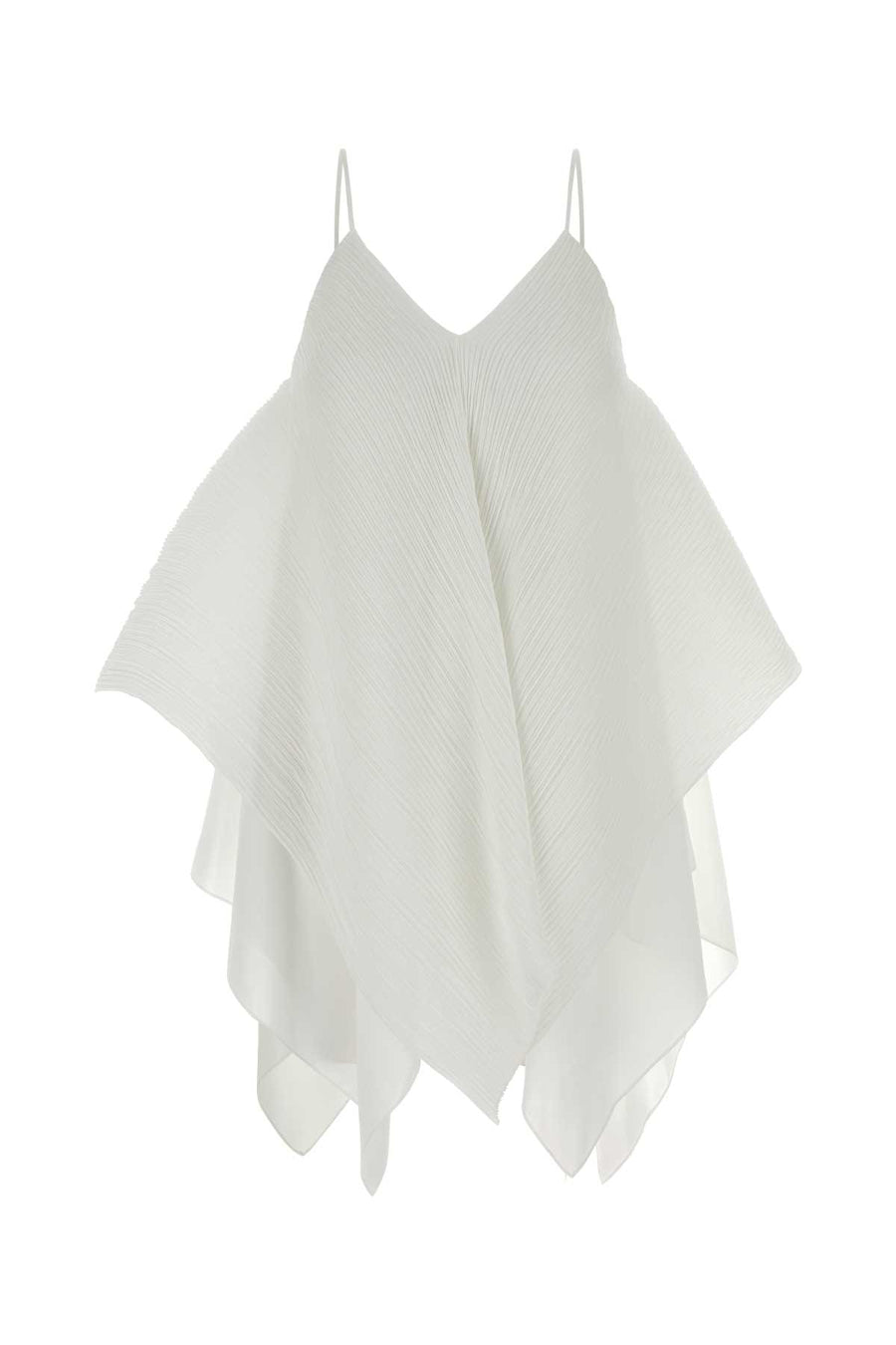 White Polyester Top T-shirt