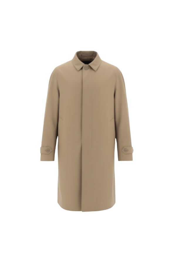 Herno 100% cotton coat in beige