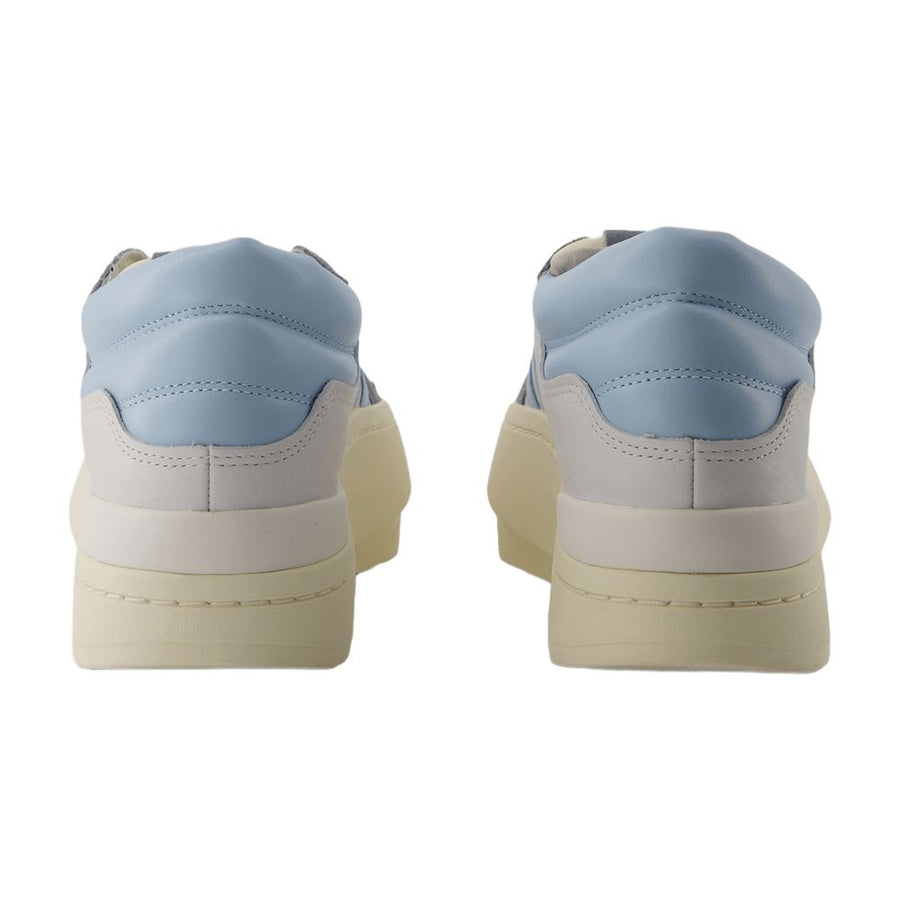 Y-3 Leather sneaker in white