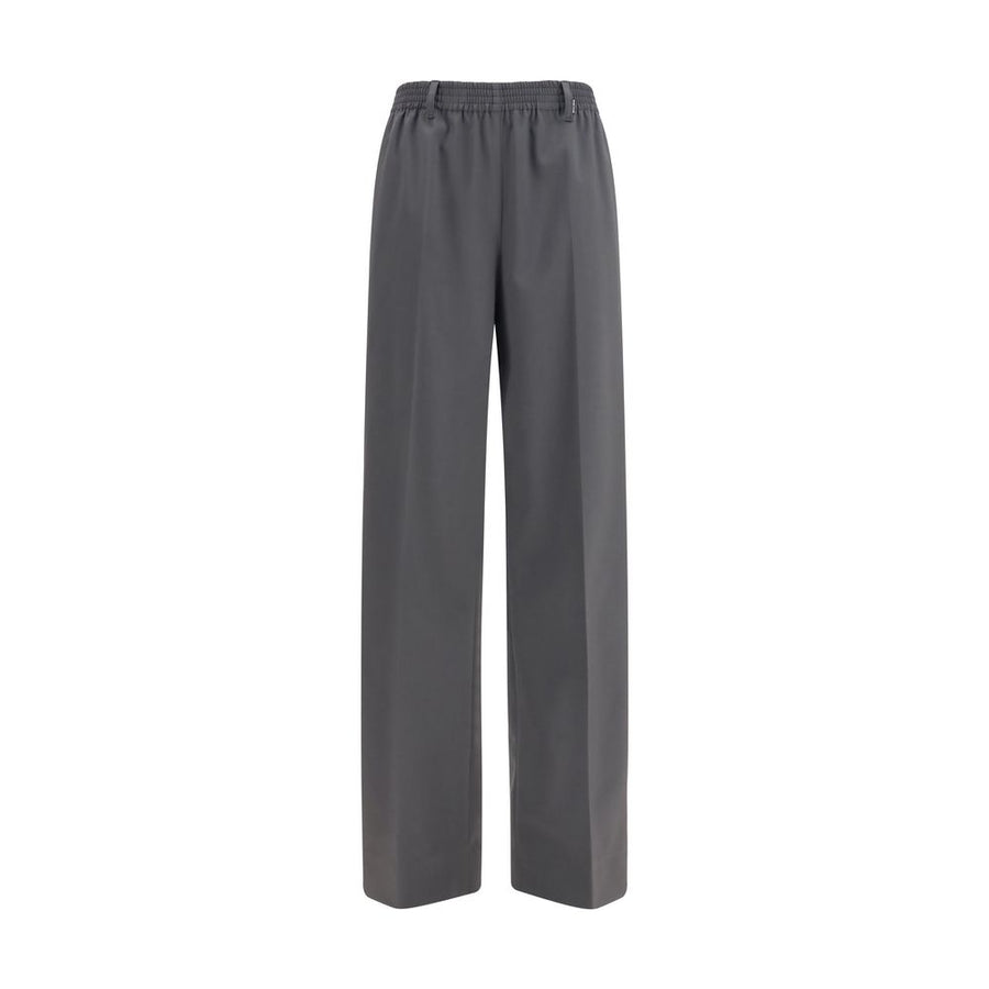 Gray Wool Oves Aries Casual Pants