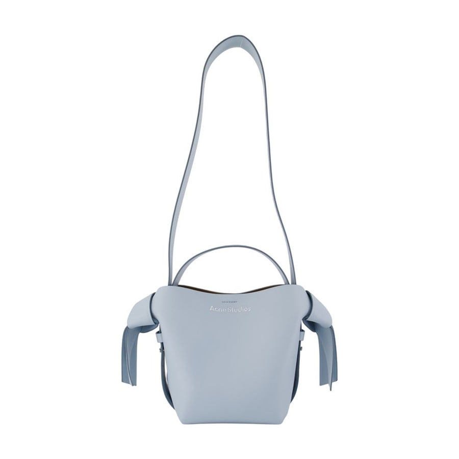 Acne Studios calfskin shoulder bag in blue