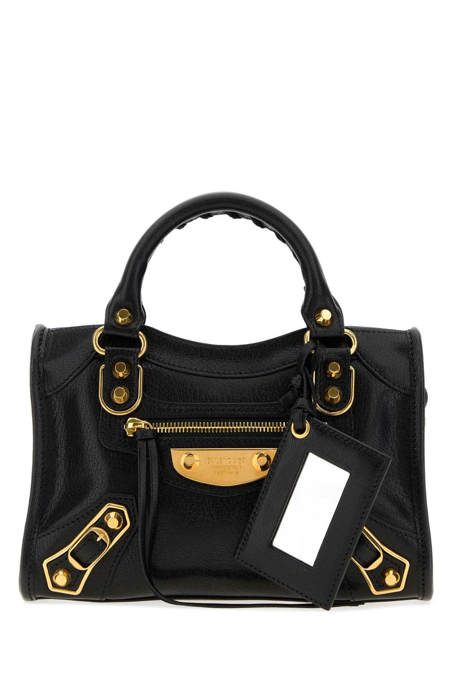 Black Leather Mini Le City Uptown Handbag Borse A Mano
