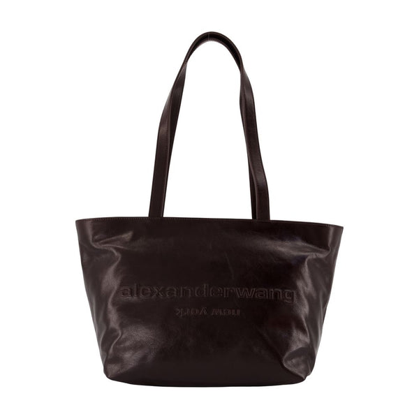Punch Medium Tote Bag - Alexander Wang Leather Brown Cowhide / Totes-shopping-bags