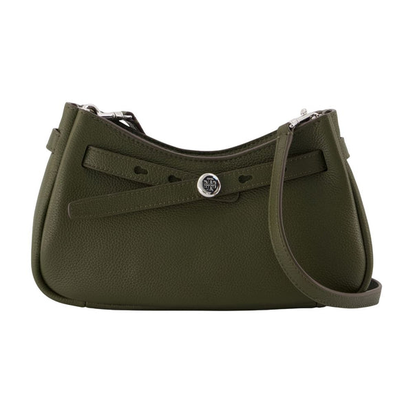 Romy Zip Top Crossbody - Tory Burch Leather Green Calfskin Bags / Crossbodies