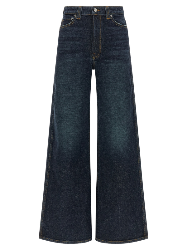 Khaite 98% cotton jeans in blue