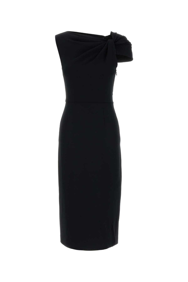 Givenchy Draped Exterior: 65% Viscose 32% Acetate 2% Elastane dress in black