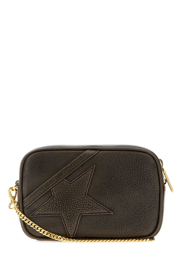 Dark Brown Leather Mini Crossbody Bag Testadimoro Borse A Tracolla