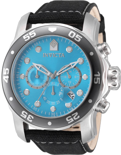 Invicta Stainless steel case watch in blue