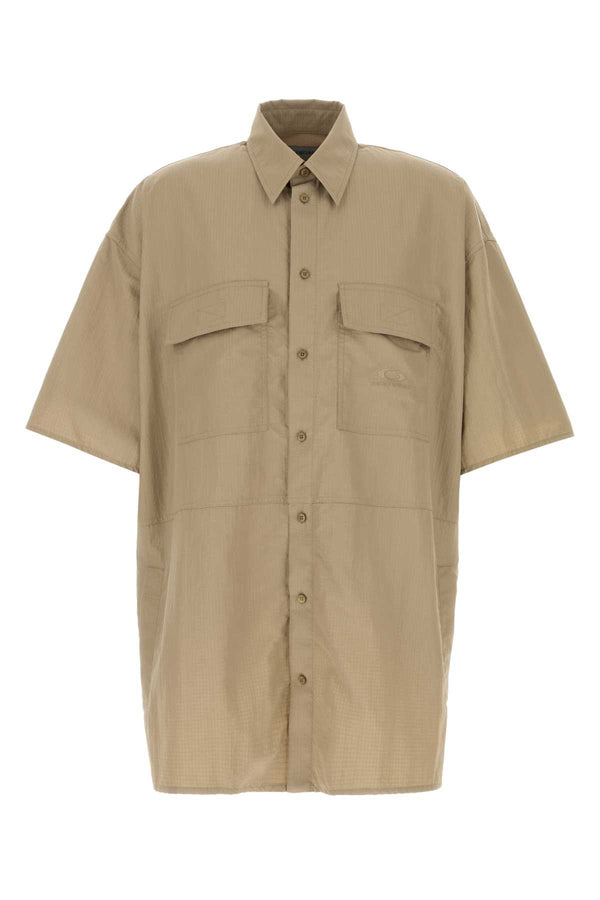 Balenciaga 100% Nylon shirt in beige