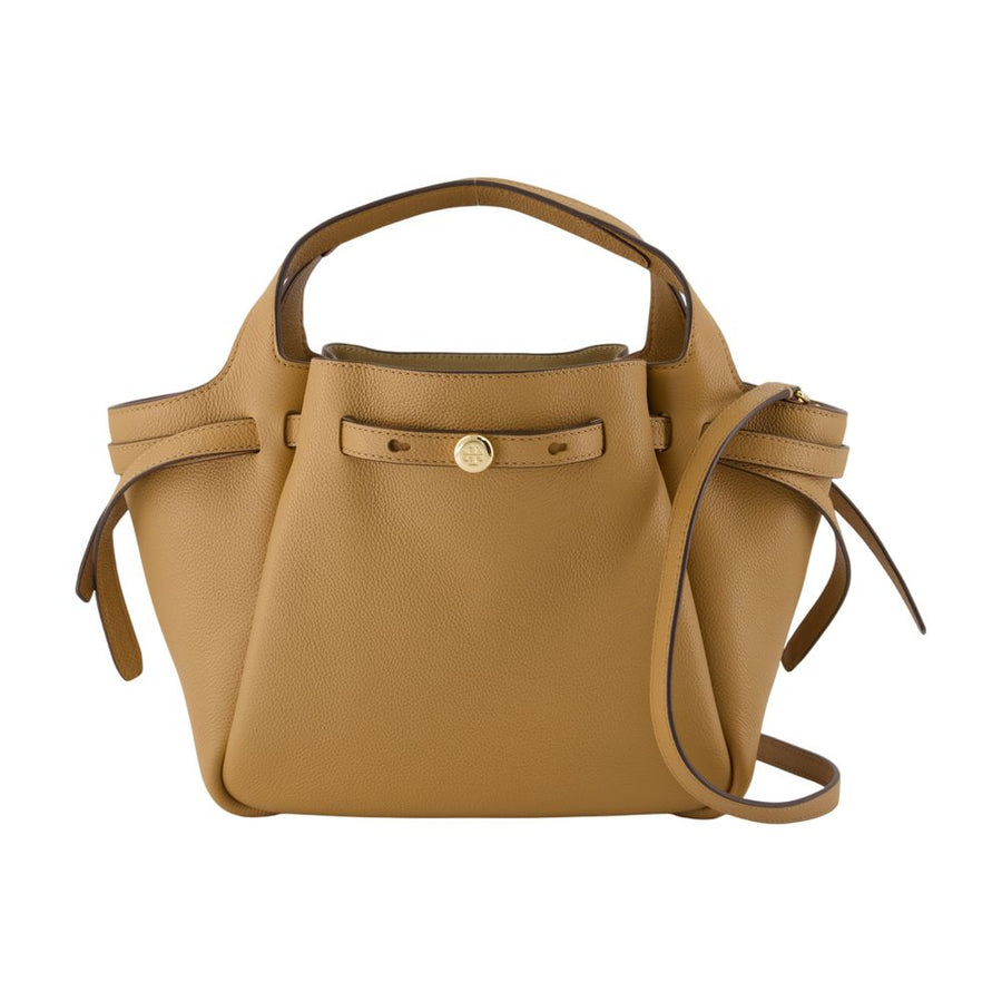 Tory Burch cowhide shoulder bag in brown
