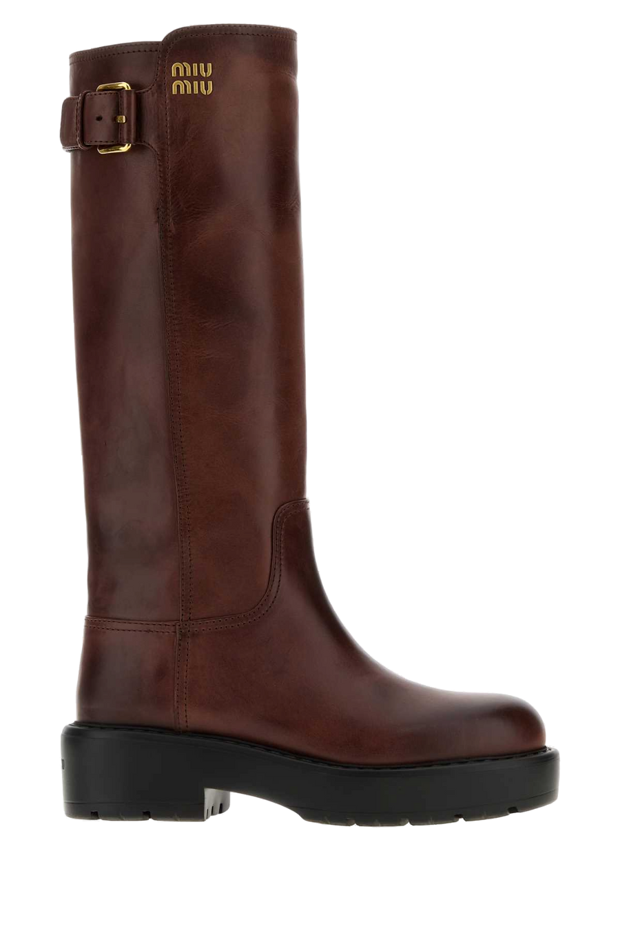 Brown Leather Boots Caffe Stivali