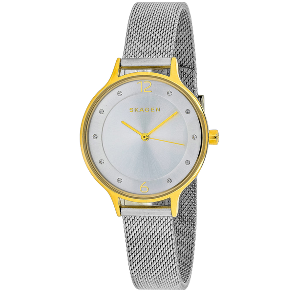 Skagen Stainless steel case and bracelet watch in silver
