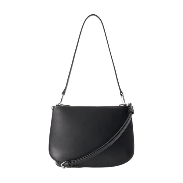 Diesel Calfskin shoulder bag in black