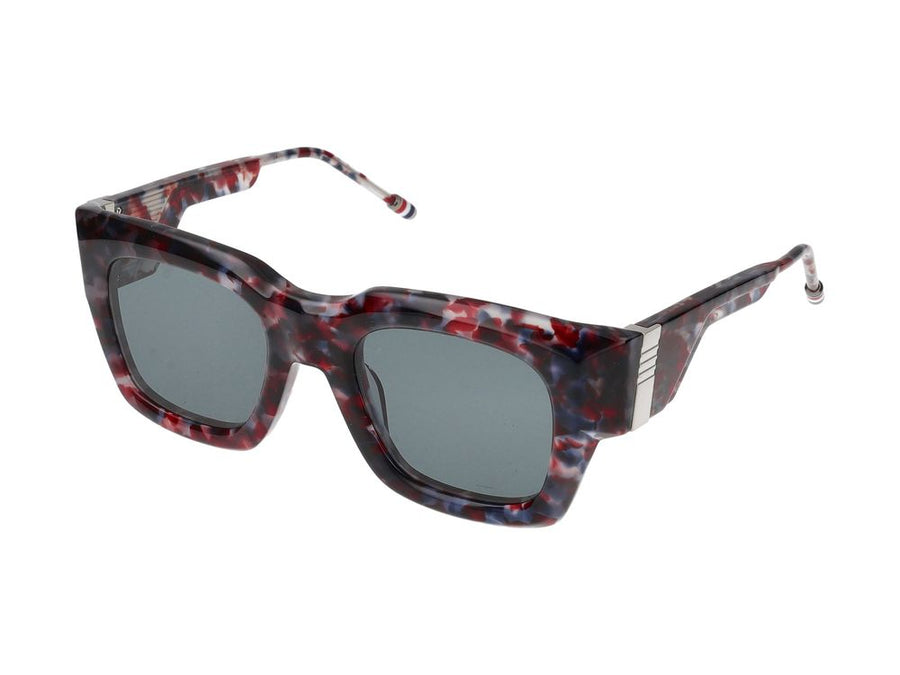 Thom Browne UES950A-G0002-960-49 Acetate/Titanium sunglasses in burgundy
