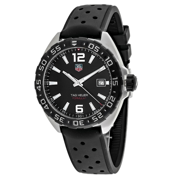 Tag Heuer Stainless steel case watch in black