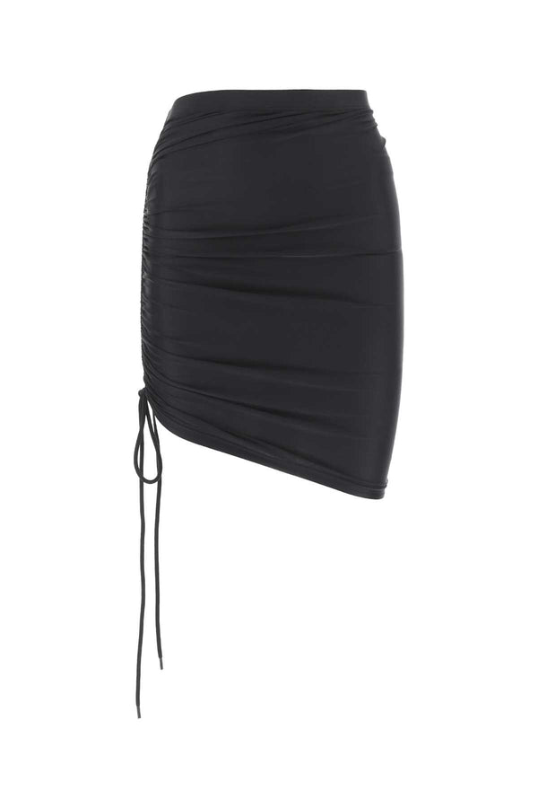 Balenciaga 80% Nylon skirt in black