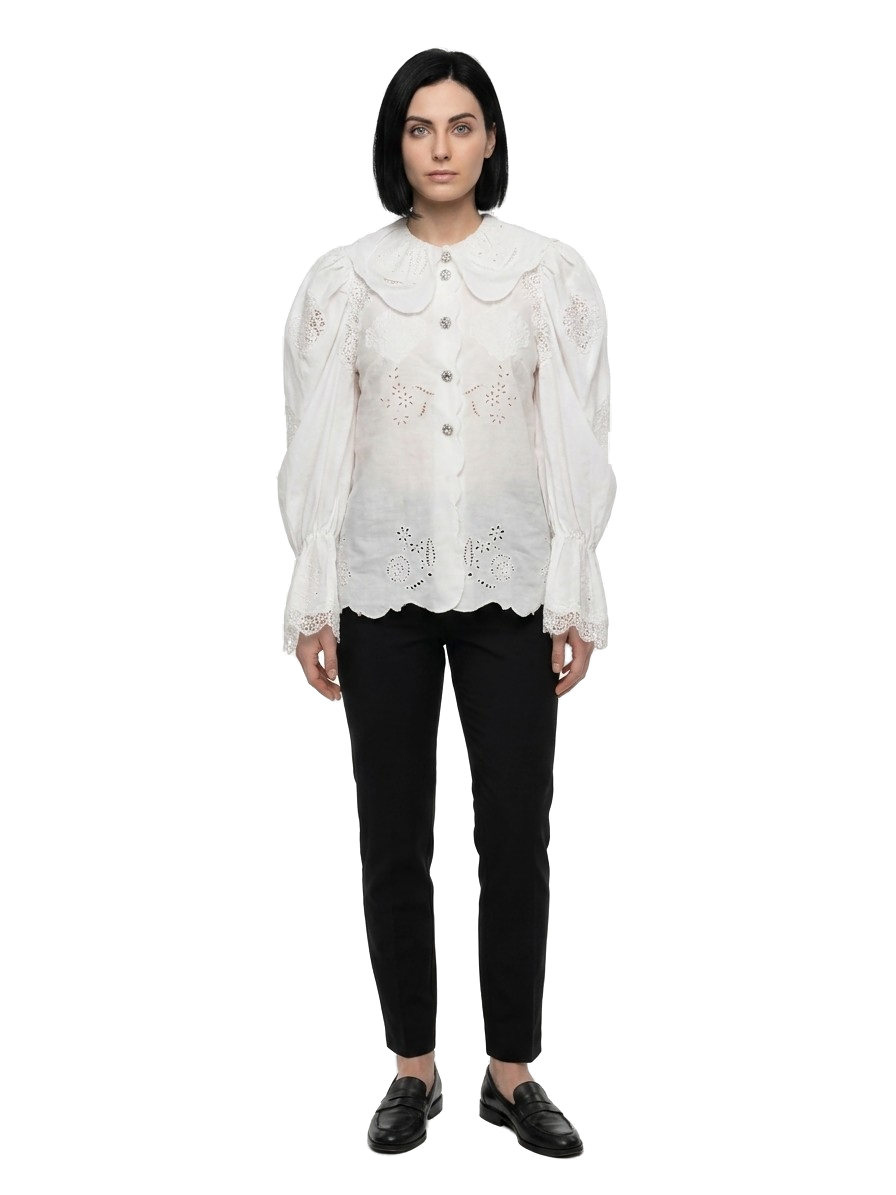 White Cotton Blouse