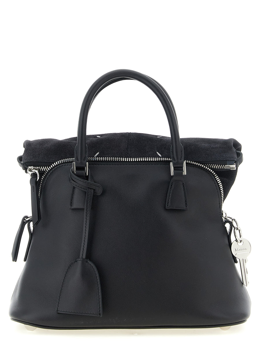 Maison Margiela 100% calfskin leather (Bos Taurus) shoulder bag in black