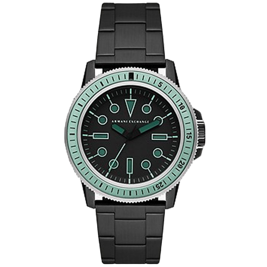 Armani Exchange watch in black