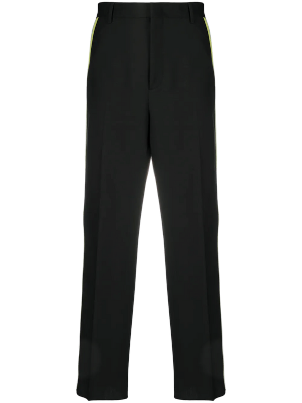 Valentino Wool-mohair blend trousers in black