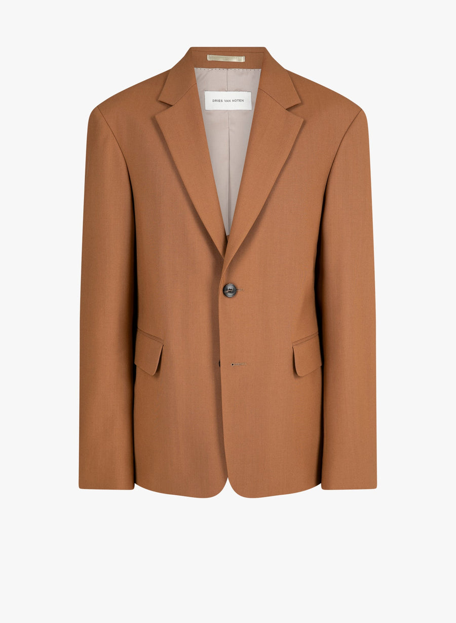 Dries Van Noten Virgin wool blazer in brown