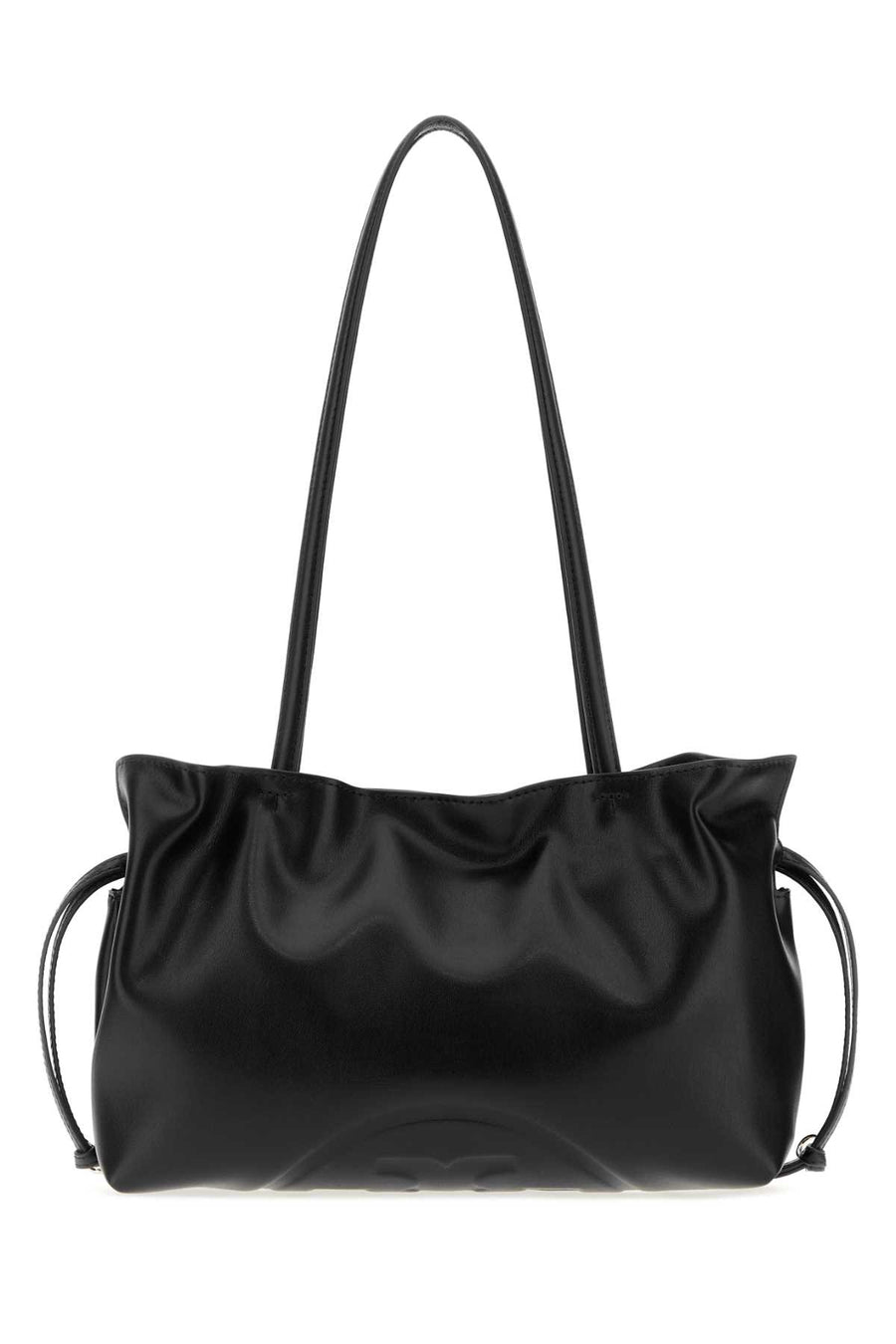 Tory Burch Recycled Exterior: 46% Recycled polyester shoulder bag in black