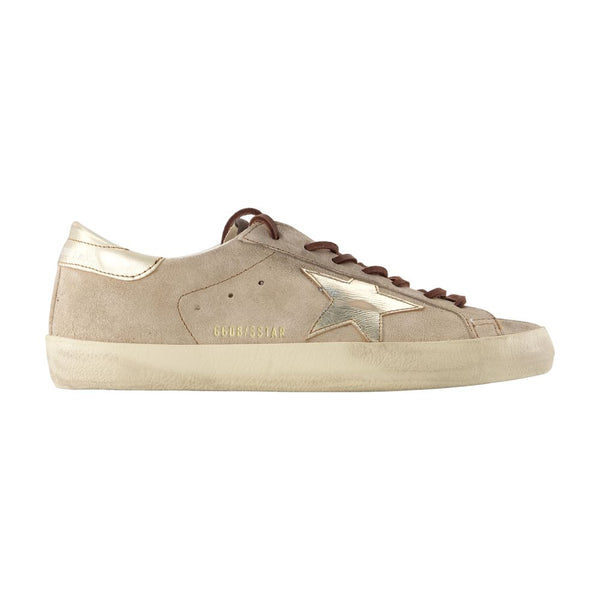 Golden Goose Deluxe Brand Leather sneaker in beige