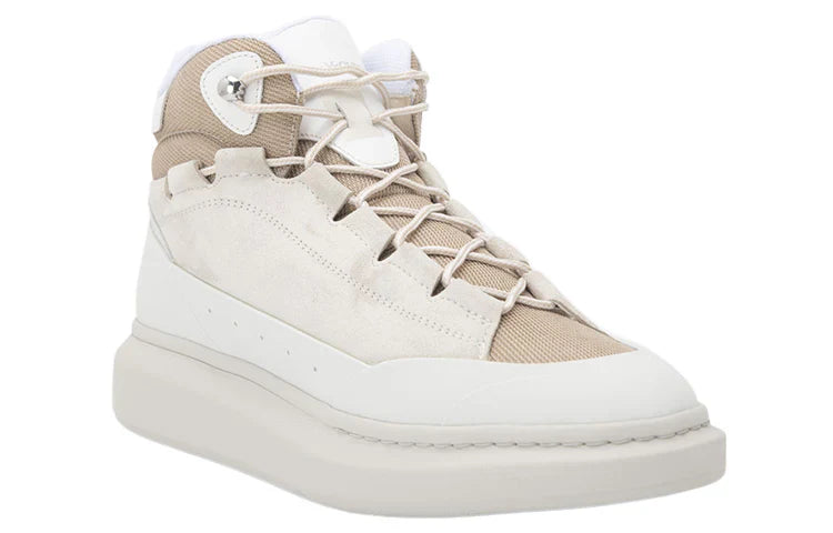 Alexander McQueen Calf leather sneakers in white