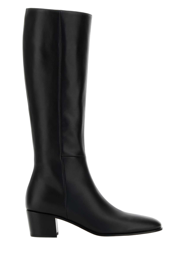 Gianvito Rossi Nero Exterior: 100% Calf; Interior: 100% Leather; Sole: Leather and Rubber boot in black