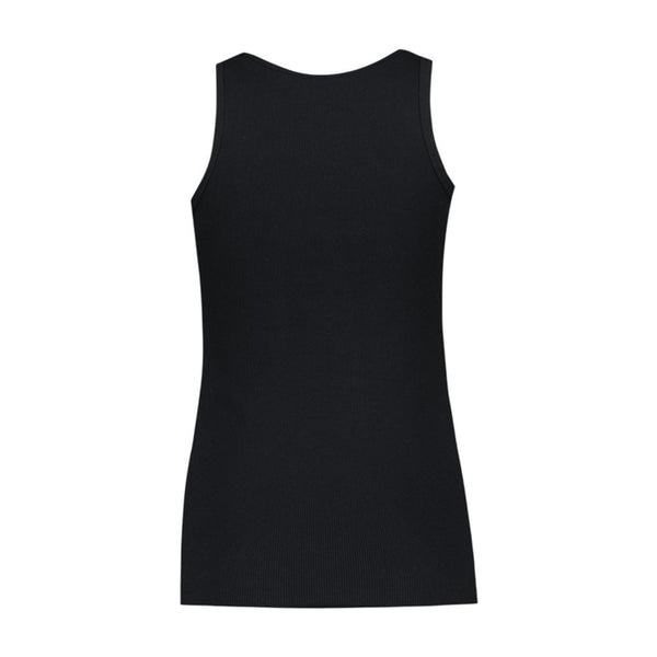Courreges Cotton tank top in black