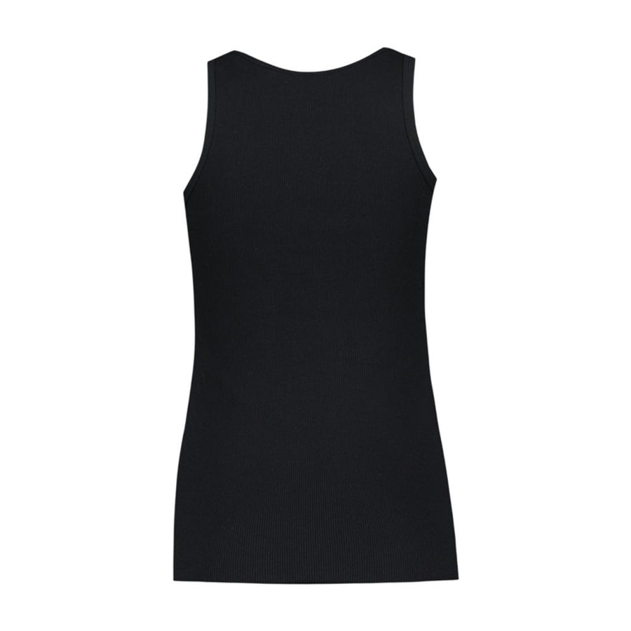 Courreges Cotton tank top in black