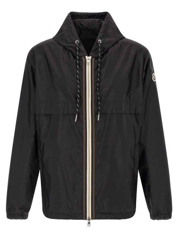 Moncler 100% polyamide jacket in black