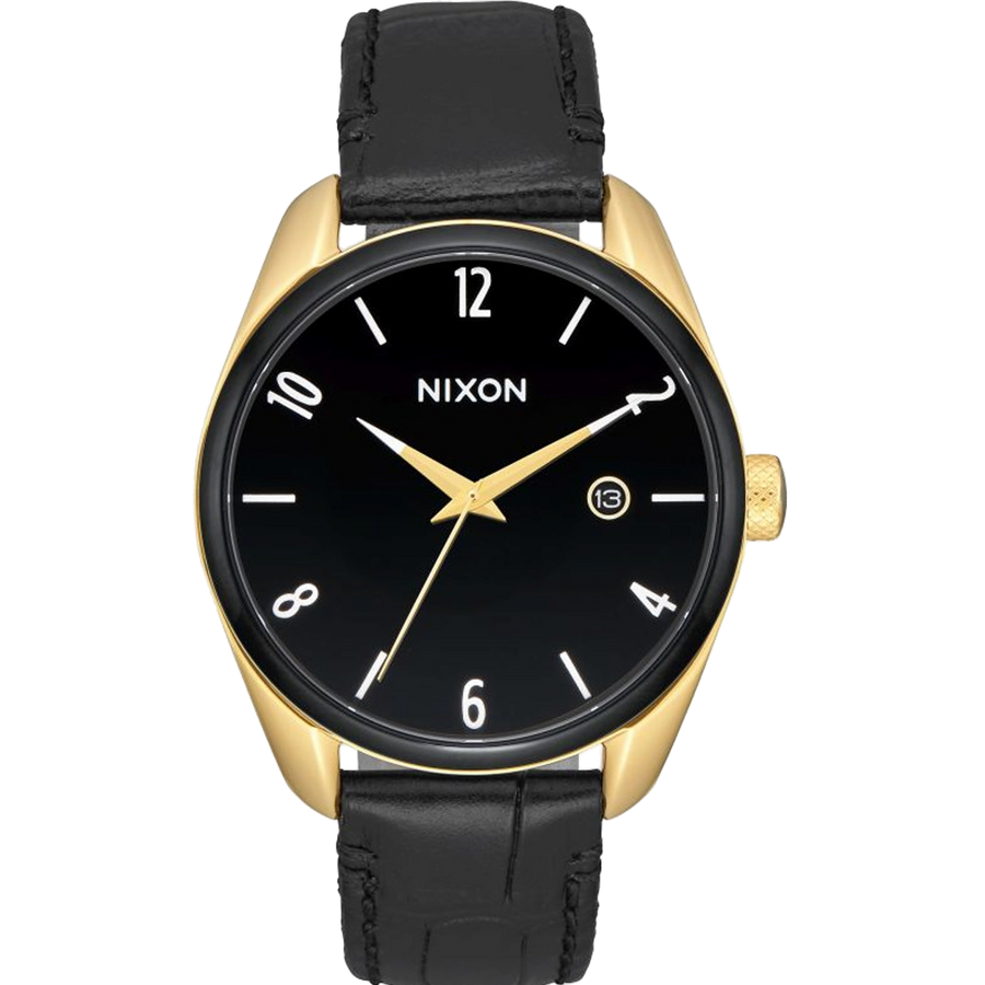 Nixon Stainless steel case watch in gold