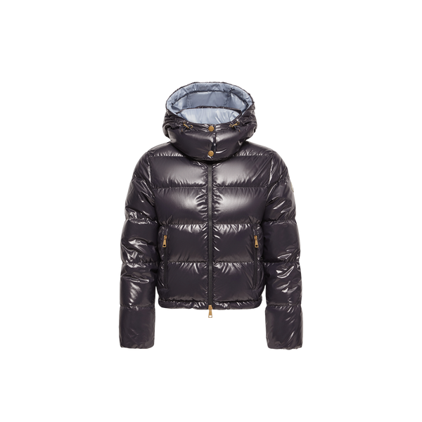 Moncler Nylon exterior down jacket in navy