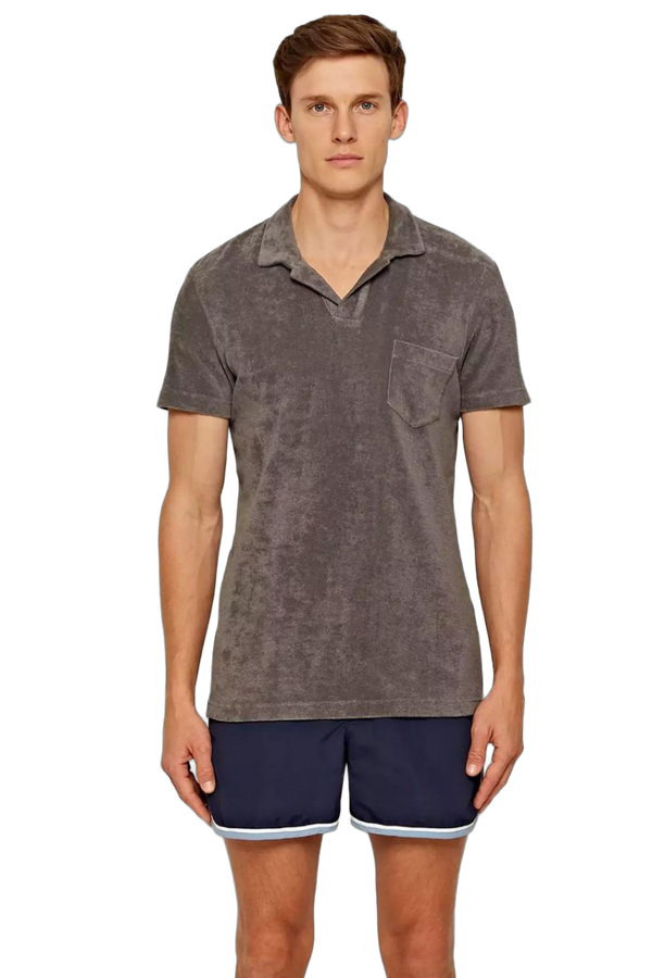 Orlebar Brown 100% Cotton polo in gray