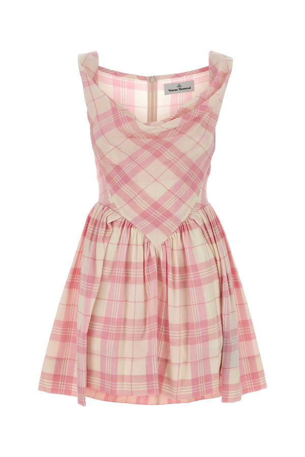 Vivienne Westwood Sunday 97% Virgin wool dress in pink