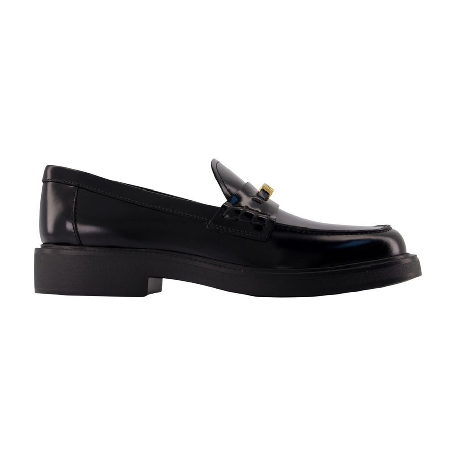 Gomma Loafers - Tods Leather Black Calfskin Shoes / Flat-shoes
