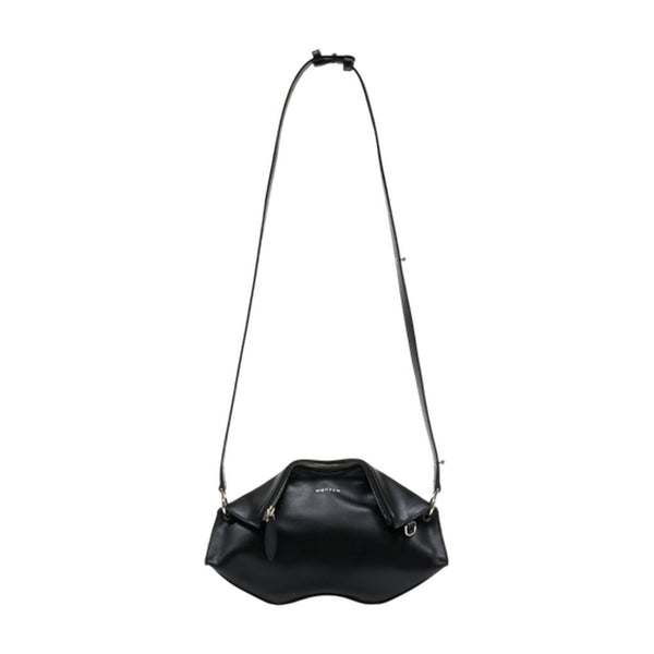 Alexander McQueen calfskin clutch in black