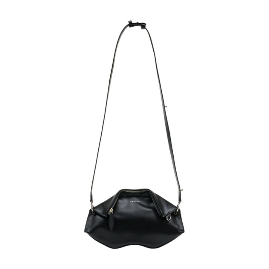Alexander McQueen calfskin clutch in black