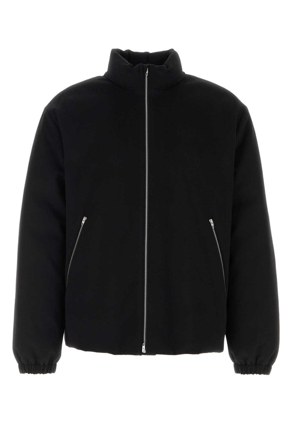 Jil Sander Exterior: 100% Wool down jacket in black