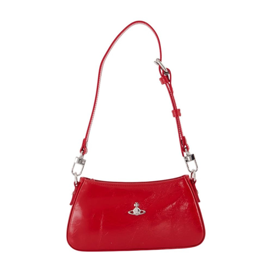 Tasha Shoulder Bag - Vivienne Westwood Leather Red Calfskin / Shoulder-hobo-bags
